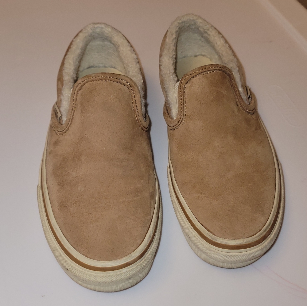Vans x Madewell Sherpa Slip-Ons